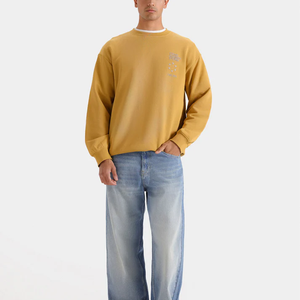 Le sweat-shirt ultime en coton biologique épais 500 GSM, coupe ample, couleur blanc cassé - Product Image 1