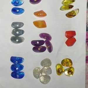 Cuentas de Resina Ecológicas Hechas a Mano, Multicolores, de Diferentes Formas, Tamaño Personalizado, para Manualidades, Joyería, Accesorios Coleccionables - Product Image 1
