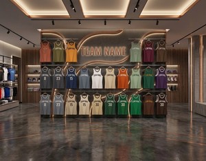 ซื้อเสื้อบาสเก็ตบอลสีดำและสีส้มพิมพ์ลายแบบกำหนดเอง ระบายอากาศได้ดี ผลิตจากโพลีเอสเตอร์ 100% พร้อมชื่อผู้เล่นแบบกำหนดเอง - Product Image 4