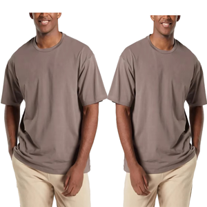 T-shirt uni moderne et élégant pour homme, été, coton doux, respirant, léger, col rond, manches courtes, décontracté, confortable, tendance - Product Image 6