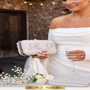 Beadcraft Exports - Bolso de Mano con Cuentas de Perlas, Elegante Bolso de Noche para Mujer, Cierre Magnético, para Todas las Temporadas - Product Image 4