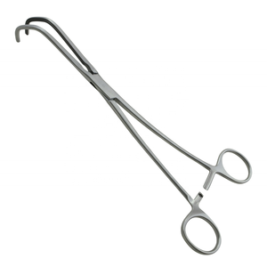 Pinza Vascular DeBakey-Satinsky Angulada de Doble Curvatura 220mm de Acero Inoxidable, Pinza Quirúrgica Cardiovascular Manual de KOUNAIN - Product Image 3