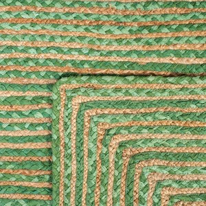 Alfombra de Yute 100% Natural Tejida a Mano, Alfombra Bohemia Decorativa para el Hogar, Alfombras Grandes para Sala de Estar - Product Image 5