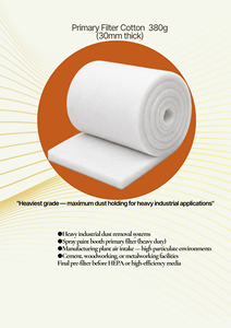 Primary <b>Filter</b> Cotton 125g 5mm Thick Polyester <b>Filter</b> Floss Abrasion Resistant Filling Material for HVAC Air Purifier <b>Aquarium</b> - Product Image 5