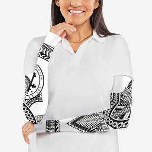 Manchon de bras unisexe à manches longues, imprimé par sublimation, protection solaire UPF50+, motif tribal, pour activités de plein air, effet rafraîchissant - Product Image 3
