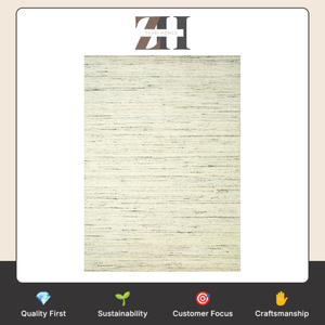 Tapis en laine tissé à la main, tapis rectangulaire en laine fait main, tapis de sol, tapis de décoration pour la maison - Product Image 6