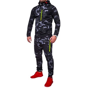 Personalizado de los hombres de ajuste Regular transpirable a prueba de viento de lana de poliéster/algodón chándal último sin forro Jogging deportes liso conjunto para - Product Image 1