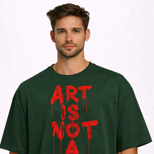 Premium Mens Graphic Back Print T Shirt Casual Short Sleeve Cotton Tee Featuring Bold Spray <b>Paint</b> Design On Back For Modern - Product Image 5