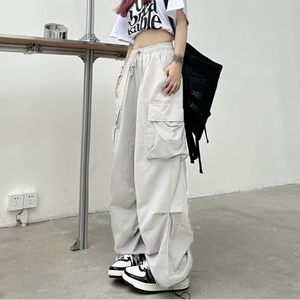 <b>Women</b> Y2K Cargo <b>Pants</b> Loose Fit Multi Pocket <b>Parachute</b> Trousers Bulk Supplier - Product Image 2