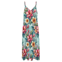 Vêtements de détente Private Label Curvy Mumu à motifs bohèmes sublimés haute définition pour marques de boutiques, vente en gros