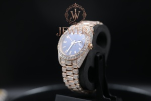 Best Quality Stainless Steel Moissanite Diamond <b>Watch</b> <b>for</b> Luxury Wear Engagement Gifts and Special Celebrations <b>for</b> Sale - Product Image 2