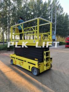 Plateforme élévatrice à ciseaux électrique autopropulsée <span class=keywords><strong>compacte</strong></span>, plateforme élévatrice hydraulique portable pour rayonnage d'entrepôt - Product Image 5