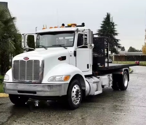Prix de gros 2020 Camion à plateau plat et à benne basculante Peterbilt 330 d'occasion de 16 pieds, conduite à gauche/droite, faible kilométrage, expédition mondiale - Product Image 1