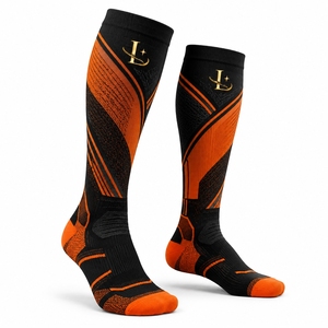 Chaussettes de compression légères et confortables, idéales pour la course à pied et le fitness, en tissu extensible respirant de qualité supérieure - Product Image 1