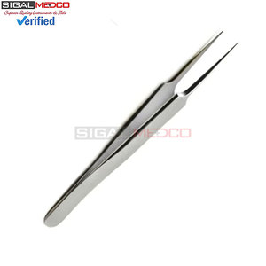 Dental Straight Pointed Tweezers Deep Tissue Forceps 4.5 Inch Stainless Steel Surgical Orthodontic Medic Instruments Dentists - Product Image 3