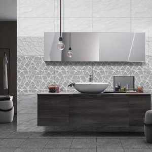 Azulejo de Pared Cerámico Blanco Brillante de 300x600mm, Acabado Minimalista y Elegante para Oficinas Corporativas y Soluciones de Interiores Comerciales - Product Image 3