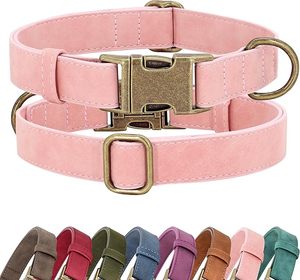 Collar para Perro Rosa con Hebilla Ajustable, Estilo Clásico, para Todas las Estaciones - Product Image 1