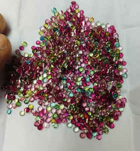 100% cabujones naturales de turmalina múltiple, piedras preciosas naturales sueltas de color fino y pulido para joyería, joyería hecha a mano - Product Image 3