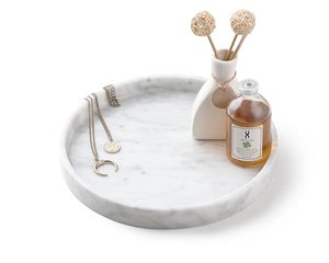 Marble <b>Vanity</b> Tray Bathroom Counter Decorative Jewelry Perfume Organizer Makeup Display Handmade Stone Home Portable Living Room - Product Image 1