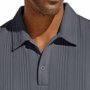 Nuevo diseño, logotipo personalizado, polos de manga corta para hombre, polos casuales para hombre, polos de algodón, subidos por Dress Sports - Product Image 2