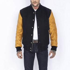 <b>Top</b> quality winter Men Slim Fit Casual Wear Fashionable Varsity jacket men Custom logo letterman varsity jacket for sale - Product Image 5