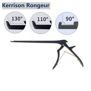 เครื่องมือผ่าตัดกระดูกแบบแมนนวลสีเงิน Kerrison Rongeur (90/110/130) ผลิตจากเหล็กกล้าไร้สนิมเยอรมันคุณภาพพรีเมียม Pentax CE Surgical Kit - Product Image 3