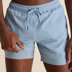 Men's High Elastic Waist Polyester/Nylon Drawstring Shorts with Quick Dry & Anti-Wrinkle Features-Casual Wear - Product Image 3