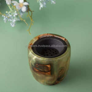 Handcrafted Luxury Arabic Mabkhara Made from Resin Epoxy and Natural Wood for <b>Bakhoor</b> <b>Oud</b> Festive Home Decor - Product Image 2