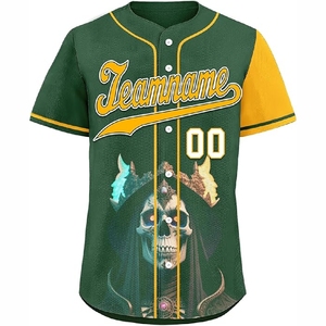 Maillot de baseball sublimé moderne avec tissu performant pour les séances d'entraînement de baseball - Product Image 3
