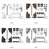 Accessoires pour stores alvéolaires, composants pour stores de puits de lumière, ensemble de stores de fenêtre de plafond électriques, supports de fixation pour rideaux, vente en gros