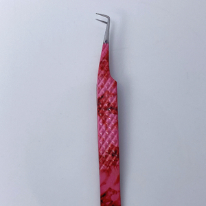 Professional of High Quality <b>Eyelash</b> Applicator Tool with 90 Degrees Fiber Tip Customized Private <b>Extension</b> Tweezers - Product Image 6