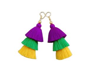 ต่างหูปักลูกปัดทรงสวยคุณภาพดีเยี่ยม และเครื่องประดับต่างหูปักลูกปัดทำมือสำหรับผู้หญิงจากอินเดีย - Product Image 6