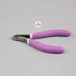 Pince diagonale, mini-pince coupante à bec rond coudé - Product Image 6