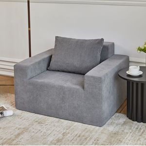 Poltrona Sacco Grande in Schiuma ad Alta Densità per Soggiorno, Poltrona Sacco per Adulti in Scatola - Product Image 3