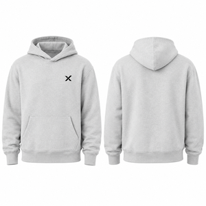 Sweat-shirts pour hommes X Sports City en coton et polyester 300 GSM avec étiquette personnalisée sur la manche, cordons de serrage et étiquette, impression numérique en relief, broderie tonale - Product Image 2