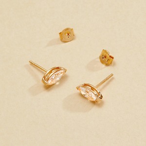 Pendientes de Oro de 14K con Forma de Gota de Agua, 1.50ct, Corte Marquesa, Estilo Vintage, Baño de Rodio, Engaste de Garras, Joyería Única - Product Image 5