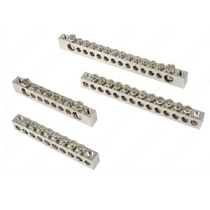 Industrial Brass Neutral Link Bar and Multi Way <b>Terminal</b> Block for Electrical Panel Board Grounding and Power Distribution - Product Image 1