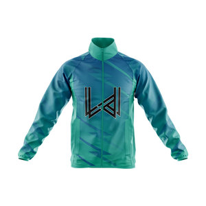 Men's Spring Wear Nylon Coated Waterproof Windproof Breathable Eco Friendly Turtleneck Collar Zipper Closure Windbreaker <b>Jacket</b> - Product Image 2