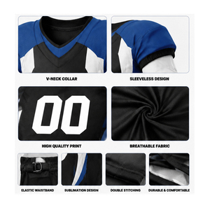 Tenues de football américain haut de gamme pour équipes, unisexes, nouvelle collection, respirantes, couleur et logo personnalisables, service OEM - Product Image 4