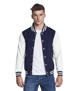 Veste universitaire de baseball d'hiver personnalisée pour hommes femmes meilleure qualité col montant chenille motif de lettres brodées Service OEM - Product Image 1