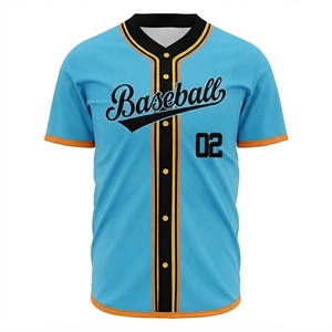 Maillot de baseball personnalisé de haute qualité, uniforme vierge, t-shirts en polyester pour enfants, vente en gros - Product Image 1