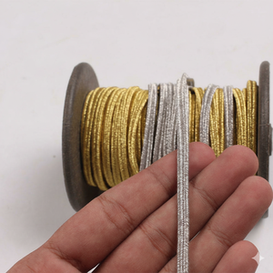 Cordon Soutache Tressé Métallique Plat de Luxe 4mm pour Vêtements, Quilting et Artisanat - Product Image 3