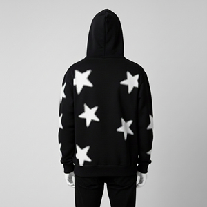 Sweat à capuche zippé vintage de haute qualité, en coton épais 100% French Terry, broderie personnalisée, anti-rétrécissement, pour homme - Product Image 5