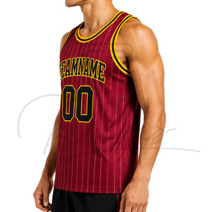 Maillot de basket-ball personnalisé, maillot de basket-ball pour hommes, maillot de basket-ball respirant sublimé - Product Image 1