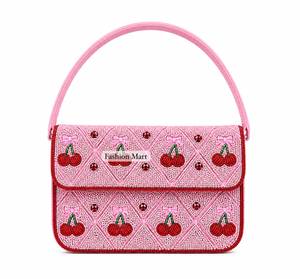 Sac à bandoulière perlé fait main pour Noël, pochette de soirée pour femme, idéal pour les fêtes, vente en gros - Product Image 4