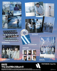 RIIZE II 2º Mini Álbum [llog A Ver.] Photobook, CD, Photocard, Póster Plegable, Película (Do your dance), Música K-Pop Coreana - Product Image 2