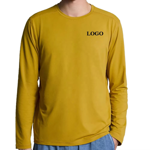 T-shirts unisexes décontractés 200-240g en jersey polyester/coton respirant, infroissable, imprimé sérigraphié, motifs unis - Product Image 1