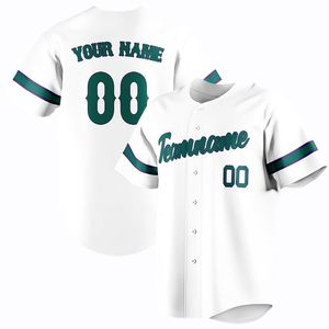 Vêtements de sport imprimés respirants pour hommes et femmes, maillots et chemises de baseball personnalisés à manches courtes - Product Image 2