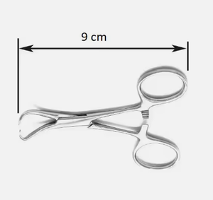 Pinces à serviettes de haute qualité, mâchoires à boule et à rotule de 4 pouces avec verrouillage à cliquet, en acier allemand, pinces à serviettes Backhaus, en vente - Product Image 5