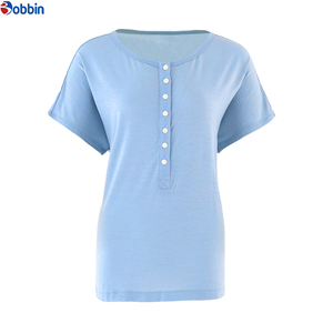 T-shirt polo pour femme avec logo personnalisé, respirant, 100% coton, chemises oversize pour femmes, boutons, manches courtes, chemises élégantes pour femmes - Product Image 1